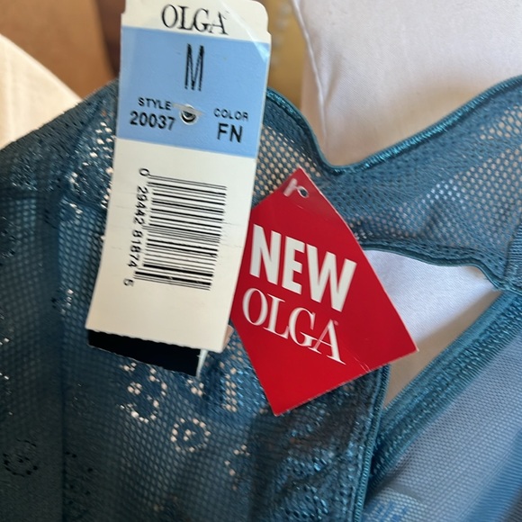 NWT VTG SexyOLGA Panties.Beautiful Lace & ColorBlueAgate.S:M Perfect Condition🎉 - Picture 2 of 7